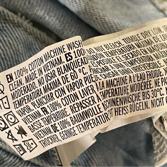 *Forever 21 Women's Denim Button Down Mini Skirt Sz M - Picture 4 of 11